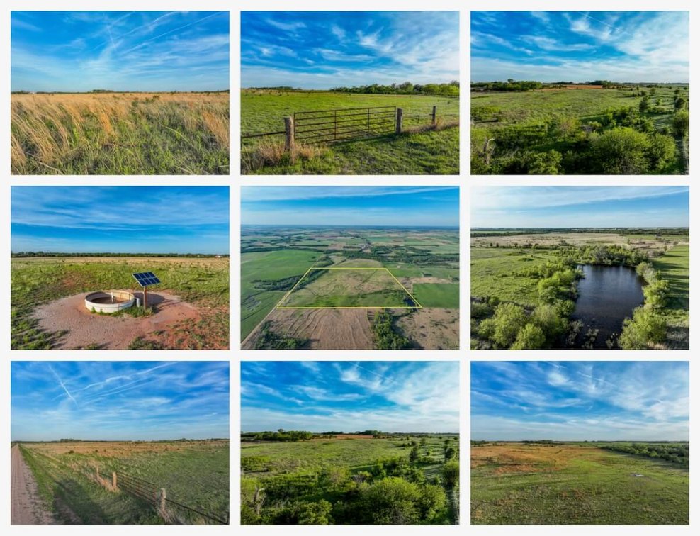 158+- Acres Pasture, Pond, Trees & Water Well – Reno County, Kansas photo 1