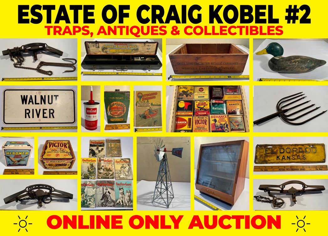 Estate of Craig Kobel #2: Traps, Antiques & Collectibles photo 1