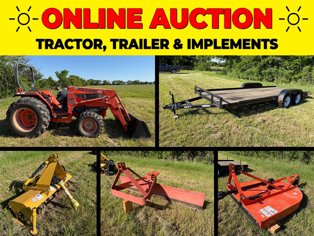 Tractor, Trailer and Implements - Augusta KS photo 1