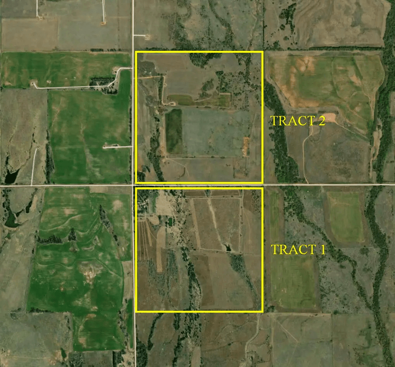 315.8 Acres - 2 Tracts in Kingman County, Kansas West of Norwich photo 3