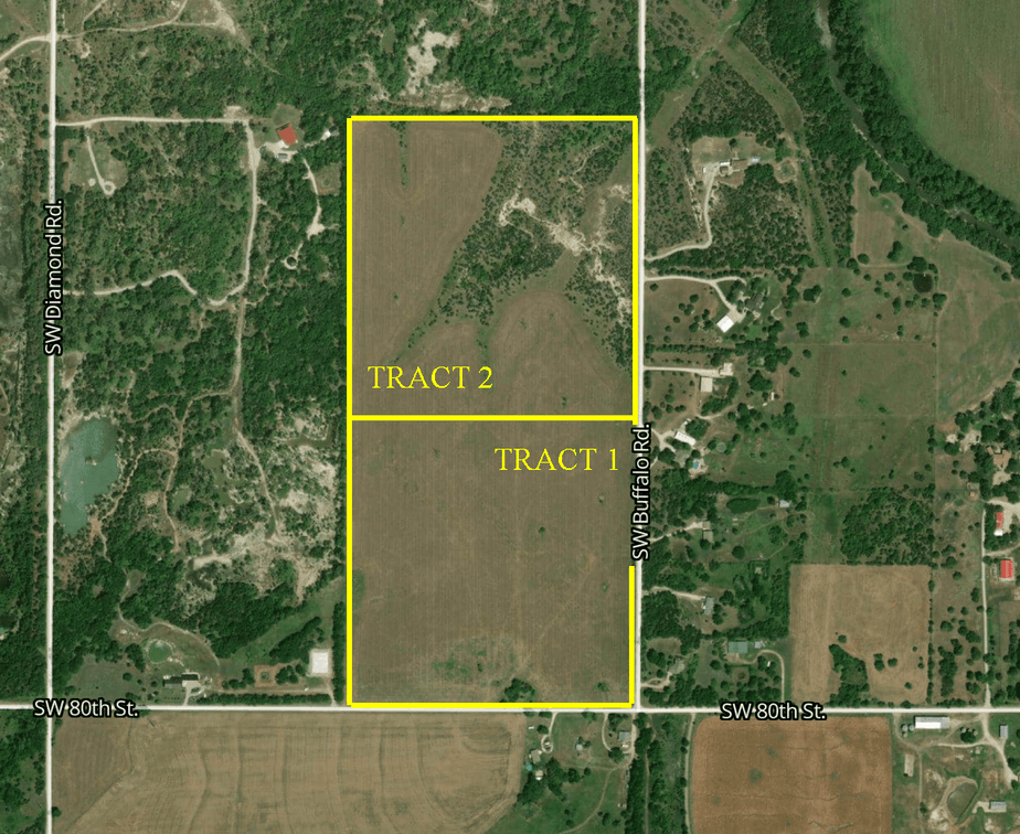 (2) 40 Acre Tracts Between Andover and Augusta Kansas Land For Sale photo 1