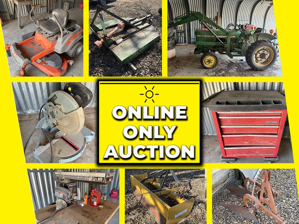 John Deere 850 Tractor, Husqvarna ZTR Mower and More photo 1