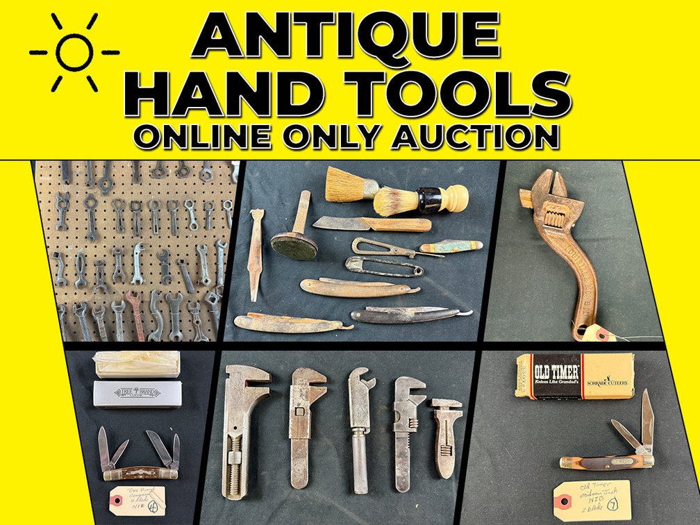 Collectable Antique Hand Tools Auction photo 1