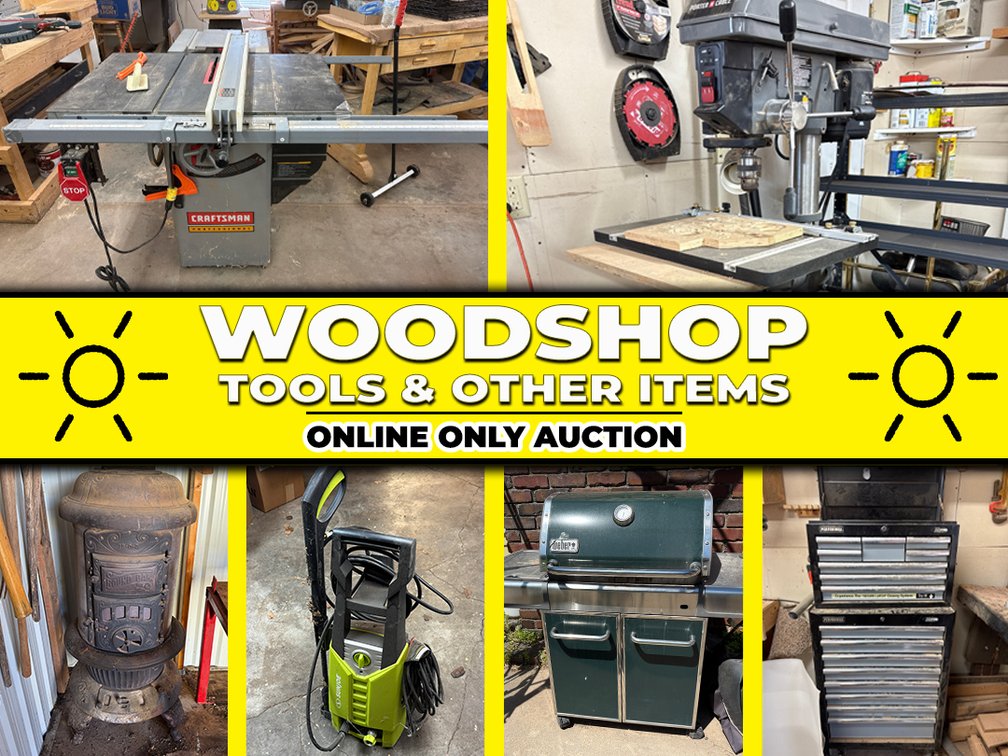 Woodshop Tools, Truck, Riding Mower & MORE photo 1