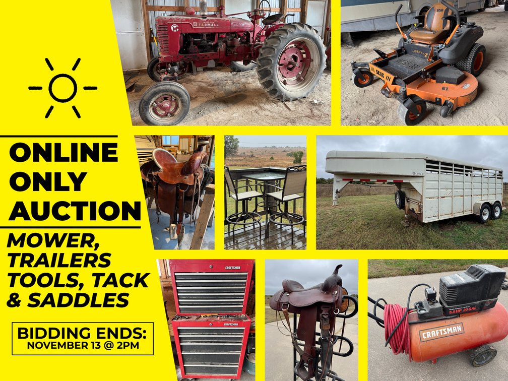 Mower, Trailers, Tools, Tack & Saddles photo 1