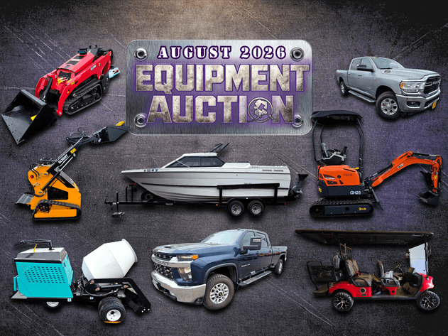 Image for August 2026 Equipment Auction