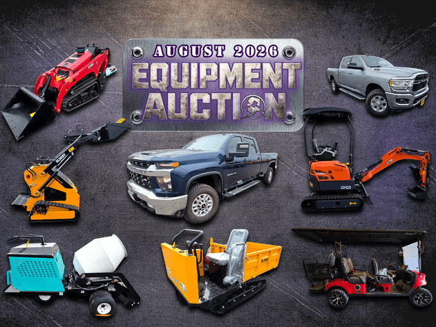 Image for August 2026 Equipment Auction