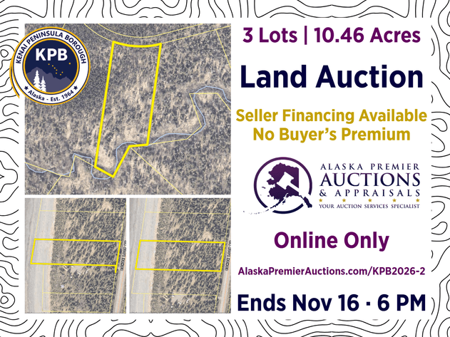 Image for 3 Parcels | KPB 2026 Land Auction (Online Only)