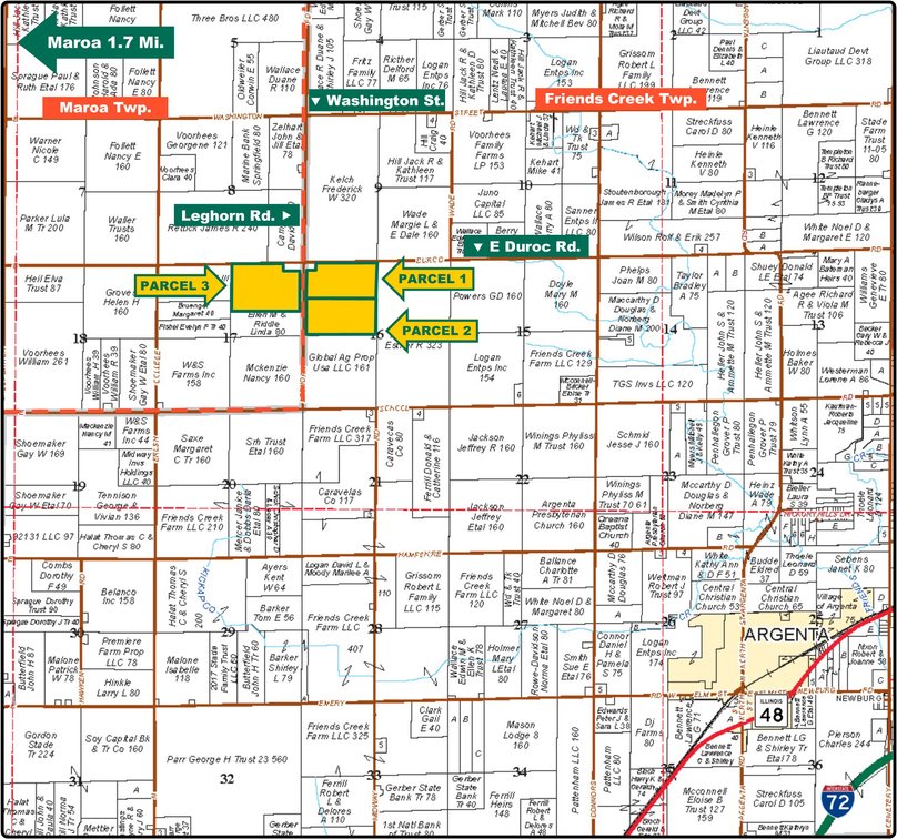 Image for Closed - Macon Co., IL - 257.04 Ac., m/l (030-0483) **Acres Updated on 3/18/24**