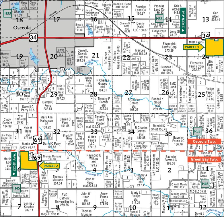 Image for Clarke-Decatur Co., IA - 705.99 Ac., m/l (000-4213)