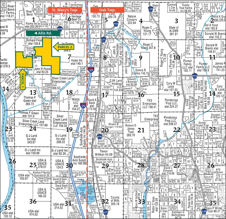 Image for Mills Co., IA - 342.12 Ac., m/l (090-0257)