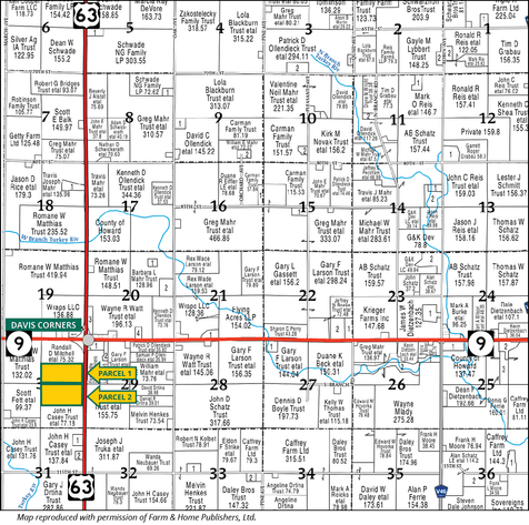 Image for Howard Co., IA - 154.00 Ac., m/l (020-0596)