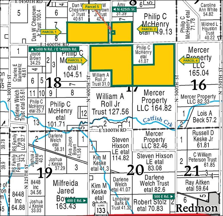 Image for Edgar Co., IL - 390.72 Ac., m/l (030-0525)
