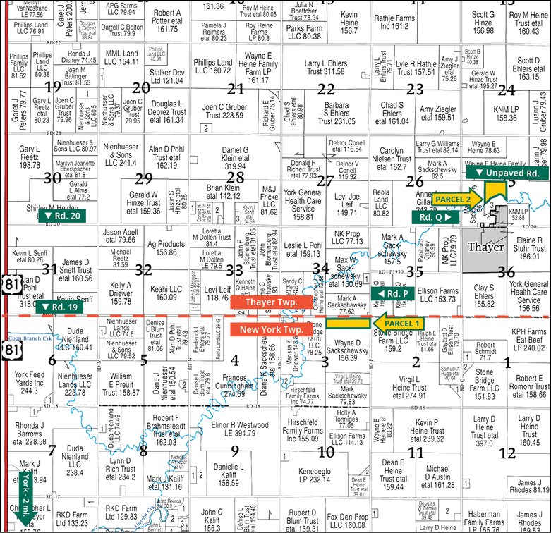 Image for York Co., NE - 70.43 Ac., m/l (090-0258)