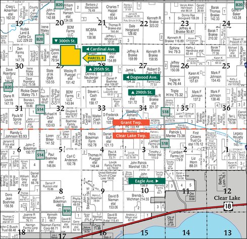 Image for Winnebago & Cerro Gordo Co., IA - 780.76 Ac., m/l (020-0611)