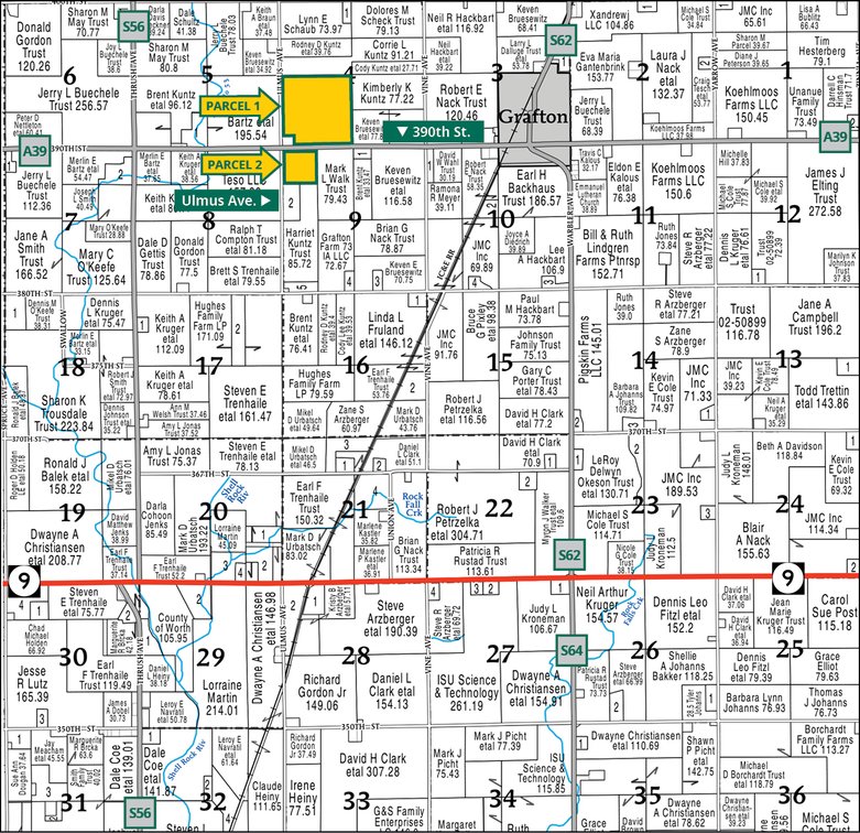 Image for Worth Co., IA - 190.83 Ac., m/l (020-0612)