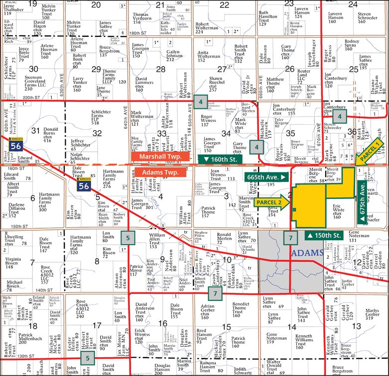 Image for Closed - Mower Co., MN - 349.04 Ac., m/l (020-0585)