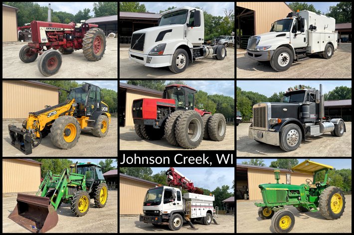 Image for Late Summer Inventory Reduction – John Deere 4020, Case IH 9260, JCB Loader, Field Implements, Cattle Trailer, Volvo Day Cab, Gravity Wagons & More – Johnson Creek, WI
