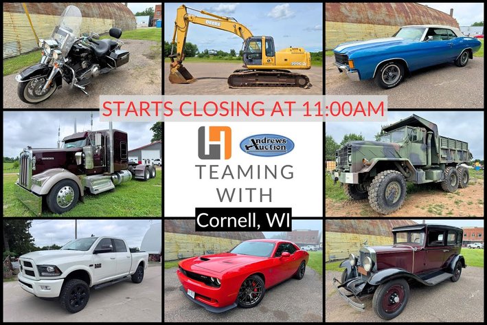 Image for Andrews Auction Service - LIVE/ONLINE Auction - Jim & Colleen Johnson Auction - Cornell, WI