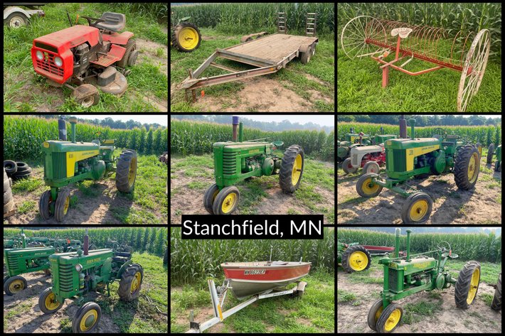 Image for Vintage & Antique John Deere Tractors, Antique Ford Cars, Shop Contents & More - Stanchfield, MN