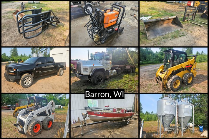 Image for Skid Steers, Farm Machinery, Roll Off Truck, Hay & More - Barron, WI