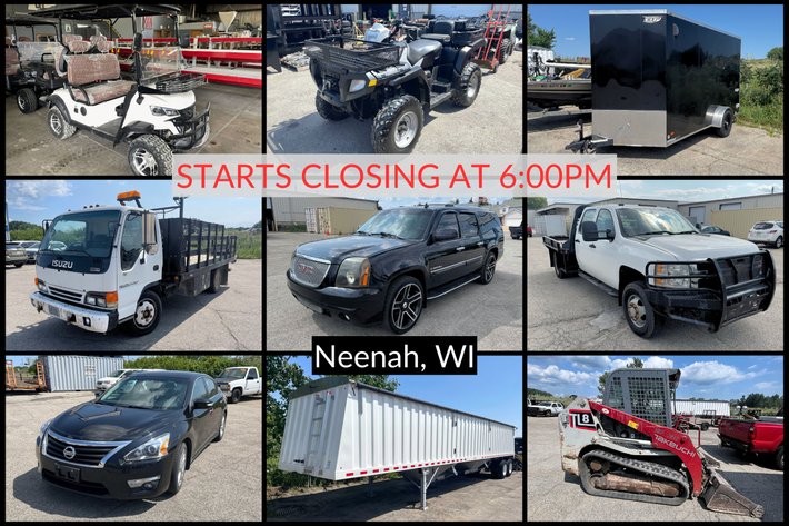 Image for 1 of 5 August 2026 Auto, Farm, Recreational Vehicles, Lawn & Garden - Neenah, WI
