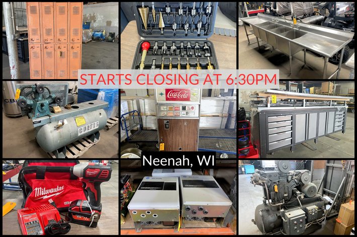Image for 5 of 5 August 2026 Industrial Items - Neenah, WI
