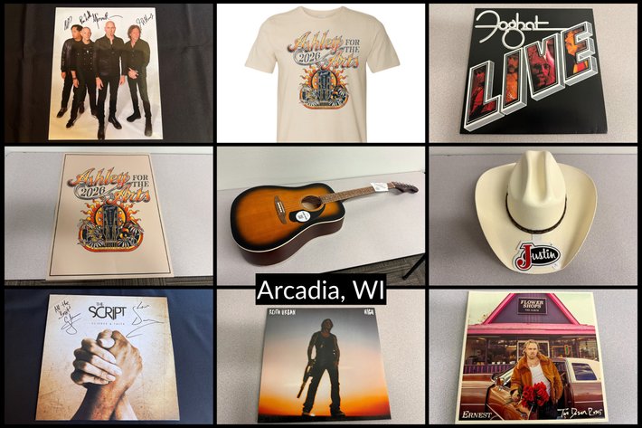 Image for Ashley for the Arts - Signed Memorabilia - Arcadia, WI
