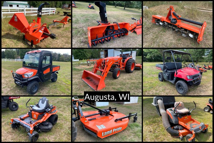 Image for Kubota Tractor, UTV's, Lawn Mowers, Woodworking Equipment & More - Augusta, WI