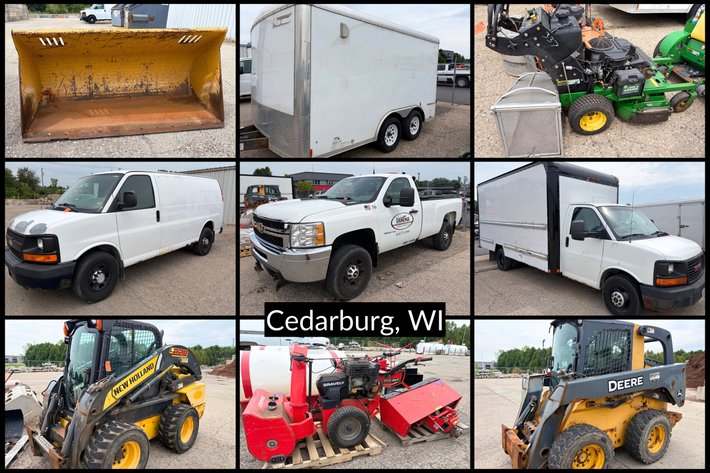 Image for Excess Inventory: Box Trucks, Skid Steers, Lawn Mowers, Sprayers, Snow Blower & More - Cedarburg, WI