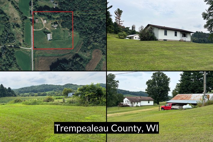 Image for Country Acreage with Home, Garage & Large Outbuilding Near Ettrick  - Trempealeau County, WI