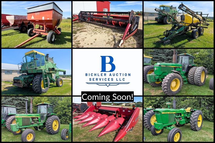 Image for Bichler Auction Services - Peter Becker Farm Estate - John Deere, Case IH Combine, Brillion Crusher & More - Port Washington, WI