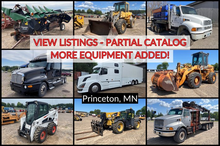 Image for September 2026 Pike Consignment Auction - Construction Equipment, Trucks & Trailers - Princeton, MN