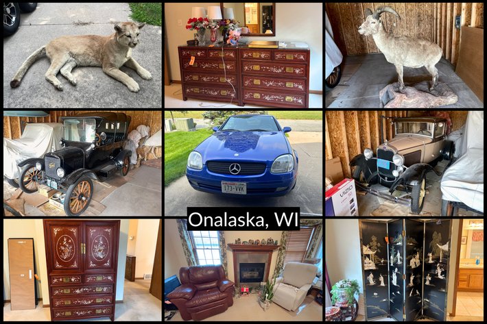 Image for Harold & Mary Ann McEuen Estate - Large Collection of Wildlife Mounts, Collector Cars, Foreign Collectibles & Wildlife Prints - Onalaska, WI