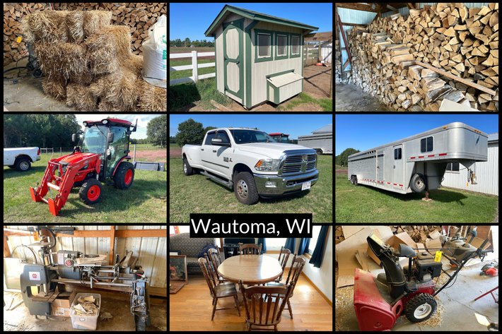 Image for Estate Sale - Compact Tractor, Horse Trailer, Horse Tack, Household Items & More – Wautoma, WI