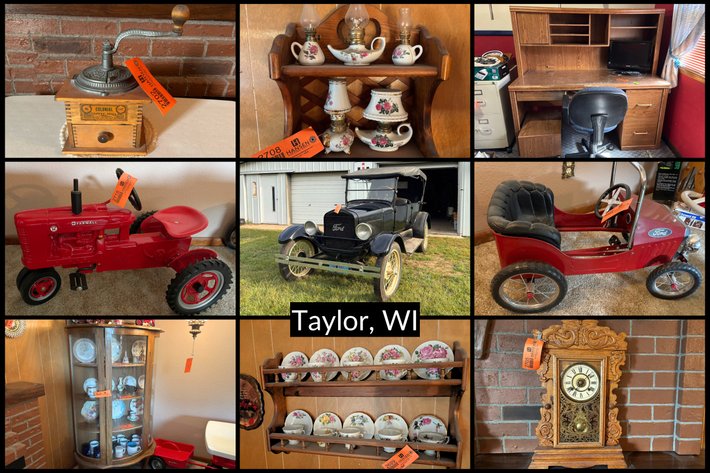 Image for David & Darlene Lunde Estate - Large Griswold Cast Collection, Farm Implement Die Cast Collection, Many Antiques & Collectibles, Tools & Household - Taylor, WI