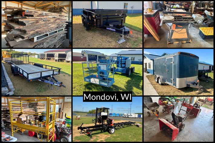 Image for Gruber Construction Liquidation - Large Assortment of Kiln Dried Boards, Lumber, Trailers, Tools & More - Mondovi, WI