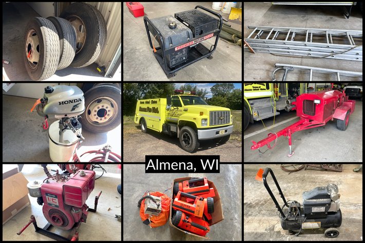 Image for Almena Fire Department - Water Truck, Turnout Gear & Misc. Fire Equipment - Almena, WI