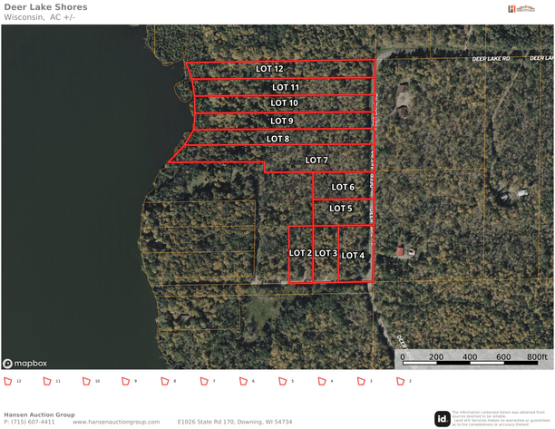 Image for 11 Buildable Lakefront & Wooded Lots Near Exeland - Deer Lake - Sawyer County, WI