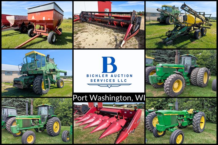 Image for Bichler Auction Services - Peter Becker Farm Estate - John Deere, Case IH Combine, Brillion Crusher & More - Port Washington, WI