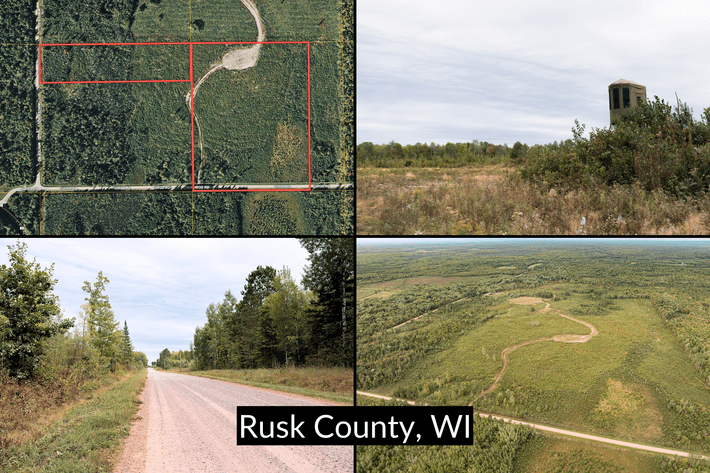 Image for 40± Acres of Hunting & Recreational Land in Two Parcels near Ladysmith – Rusk County, WI