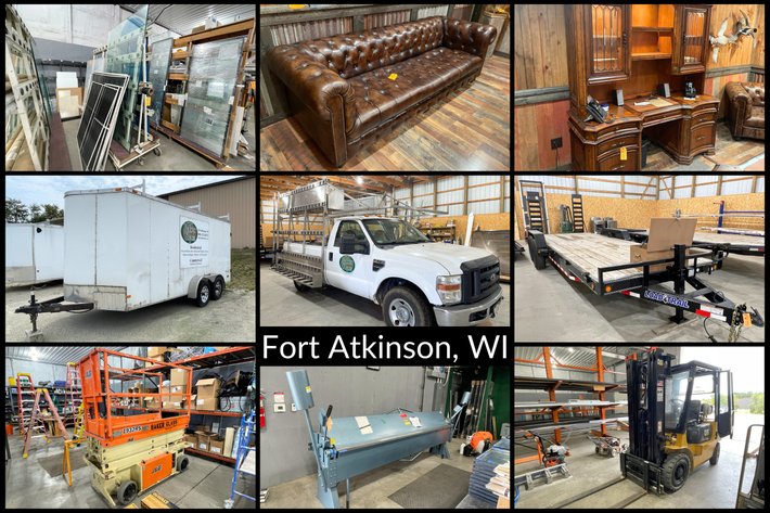 Image for Business Liquidation - Glass Installation Business, Hand Tools, Forklifts, Trucks, Trailers, Office Equipment & More – Fort Atkinson, WI