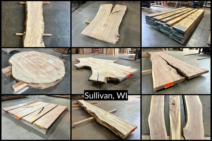 Image for Wallace Sawmill Fall 2026 Clean Sweep – Kiln-Dried Lumber, Slabs & Unique Urban Wood Pieces - Sullivan, WI