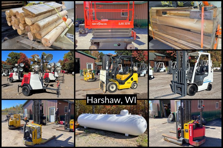 Image for Construction Equipment, Light Towers, Forklift, Walk Behind & More - Harshaw, WI