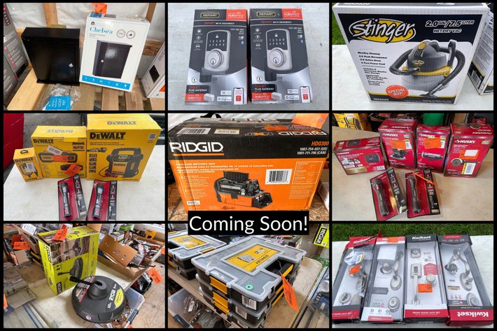 Image for Large Collection of New Tools Including DeWalt, Milwaukee, Ryobi, Husky & More - Strum, WI