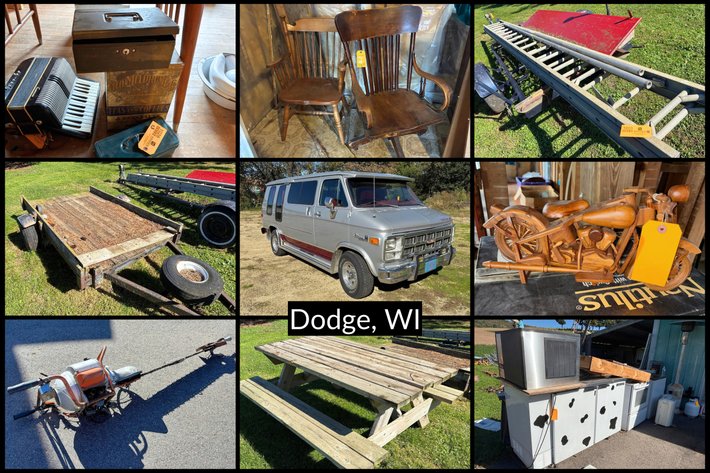 Image for Harry's Stuff - 1981 GMC Vandura, Beer Memorabilia, Antiques, Collectibles & Construction Material - Dodge, WI