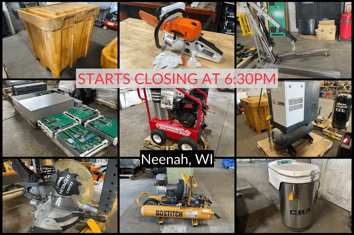 Image for 5 of 6 October 2026 Industrial Items - Neenah, WI
