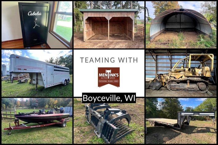 Image for Mentink Auction - Brian Bazille Estate - Boyceville, WI