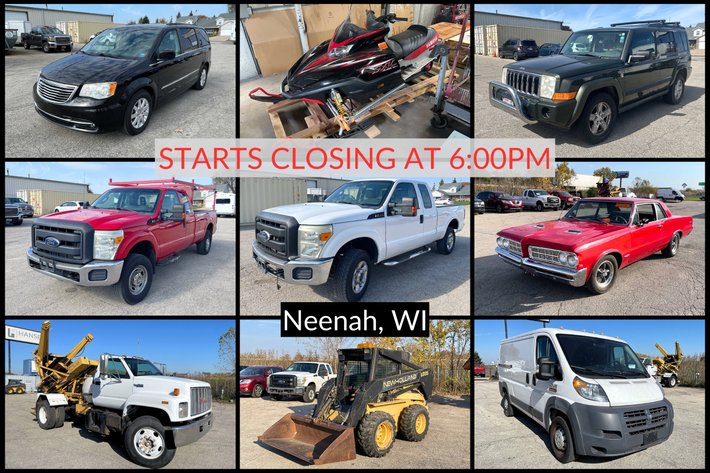 Image for 1 of 6 November 2026 Auto, Farm, Recreational Vehicles, Lawn & Garden - Neenah, WI
