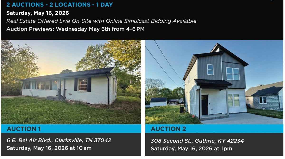 Image for Two Auctions in ONE DAY